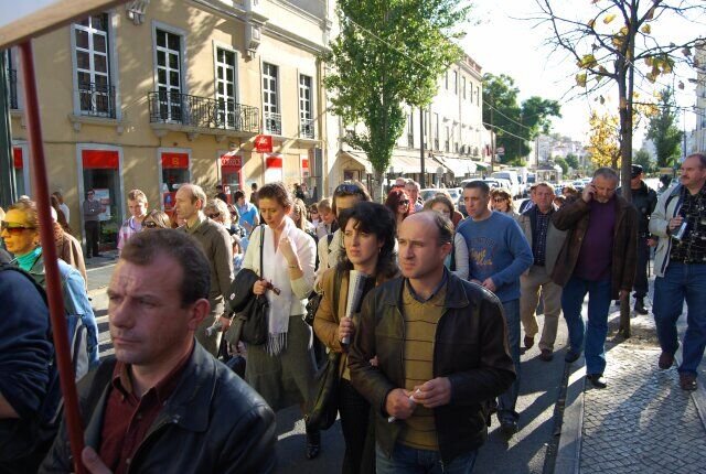 Мирна хода в Лісабоні до роковин Голодомору 32.33 років