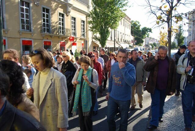 Мирна хода в Лісабоні до роковин Голодомору 32.33 років